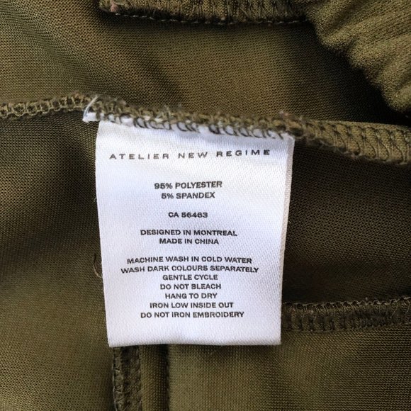 New Regime Warm Up Pants Green - Picture 9 of 11